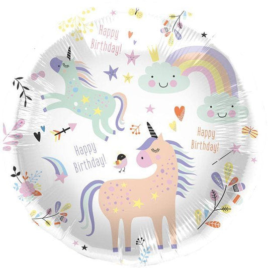 Unicorns & Rainbows Foil Balloon - 18"