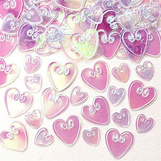Iridescent Loving Hearts Confetti (14g pack)
