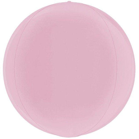 Pastel Pink Globe Balloon - 15" Foil