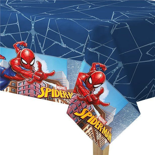 Spiderman Crime Fighter Plastic Tablecover - 1.8m x 1.2m