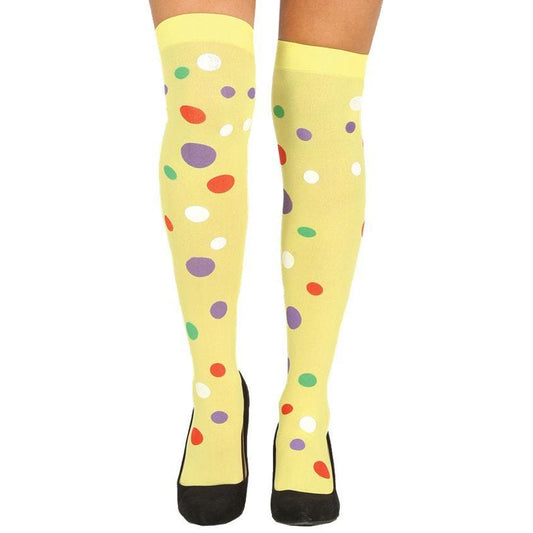 Yellow Dotted Stockings