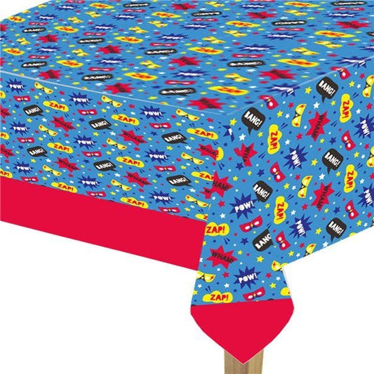 Super Hero Party Paper Table Cover - 1.2m x 1.8m