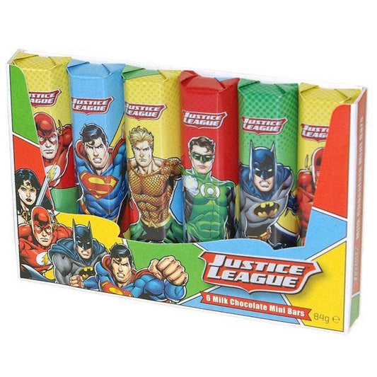 Justice League Milk Chocolate Mini Bars x6