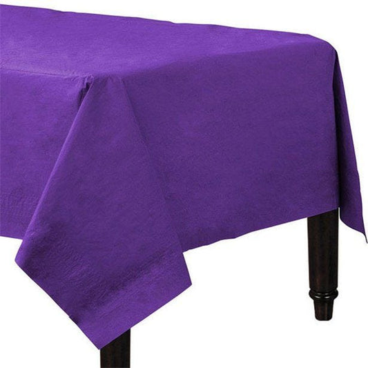 Purple Paper Table Cover - 90cm x 90cm (2pk)