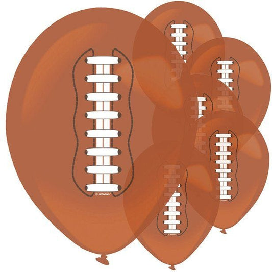Touchdown Balloons - 11" Latex (6pk)