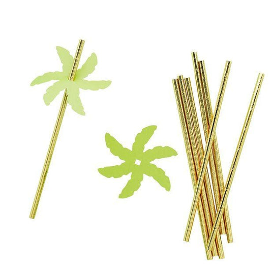 Palm Leaf Paper Straws (24pk)