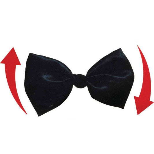 Spinning Black Bow Tie