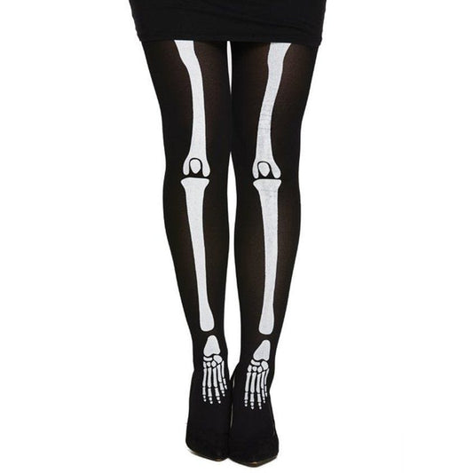 Skeleton Tights - Adult One Size