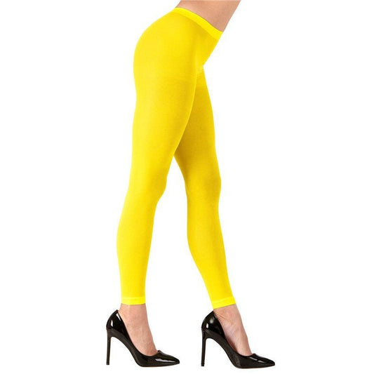 Yellow Footless Tights - Adult One Size