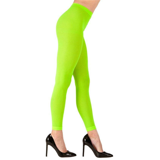 Green Footless Tights - Adult One Size
