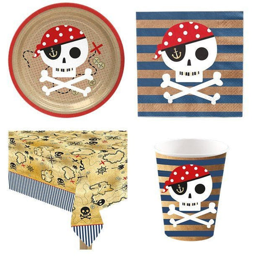 Treasure Island Pirates - Value Party Pack for 8