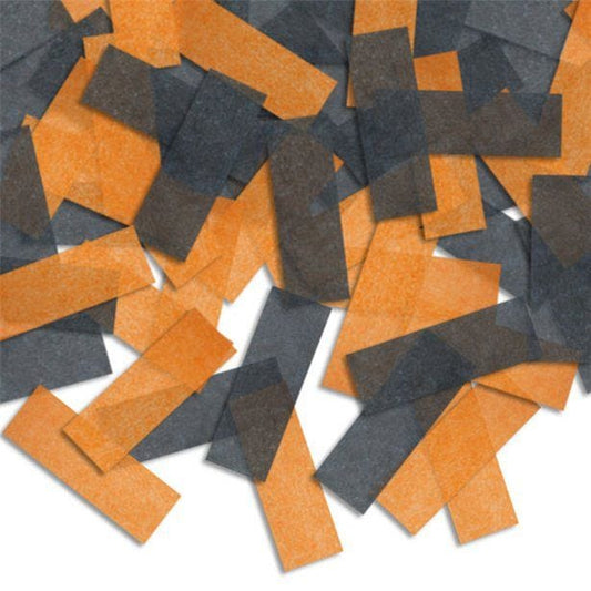 PiÃƒÂ±ata Tissue Paper Confetti - Orange and Black  (4g pack)