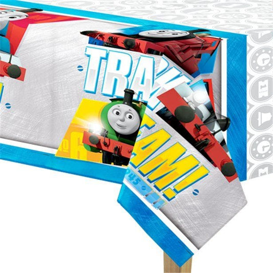 Thomas the Tank Engine Plastic Table Cover - 1.4m x 2.6m