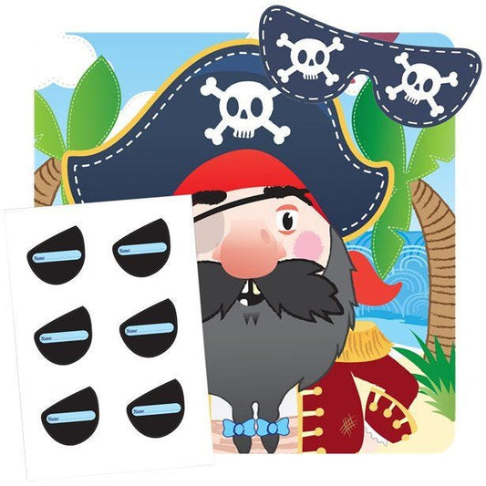 Pirates Pin the Eye Patch Game