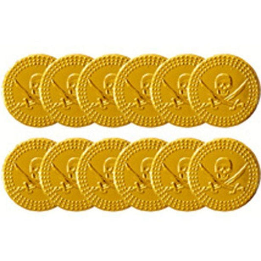 Gold Pirate Coins (12pk)