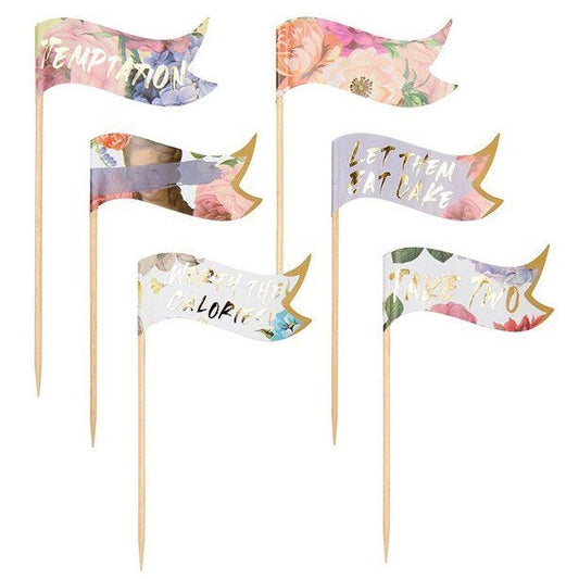 Truly Scrumptious Food Flags (12pk)