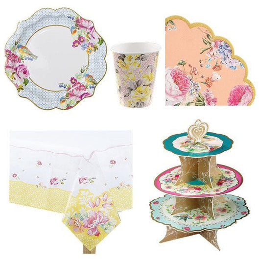 Vintage Tea - Deluxe Party Pack For 12
