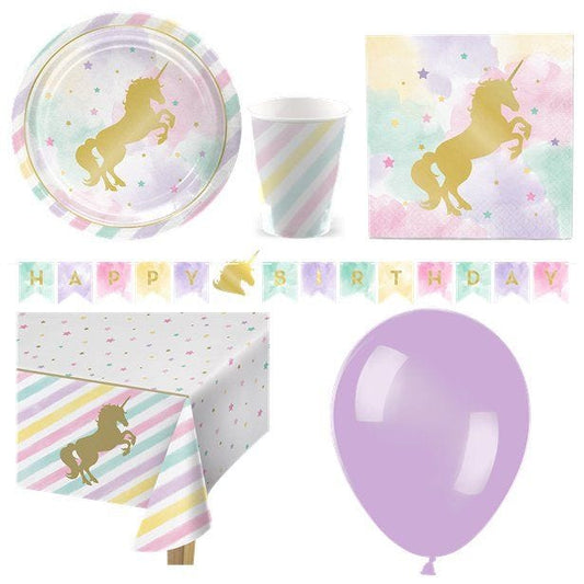 Unicorn Sparkle - Deluxe Party Pack for 8