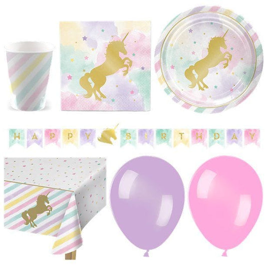 Unicorn Sparkle - Deluxe Party Pack for 16