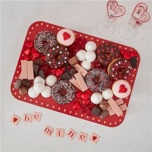 Valentines Grazing Board with Scrabble Letters