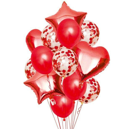 Red Balloon Bouquet Kit