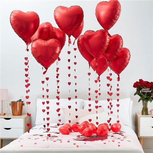 Heart Balloons and Petal Decoration Kit