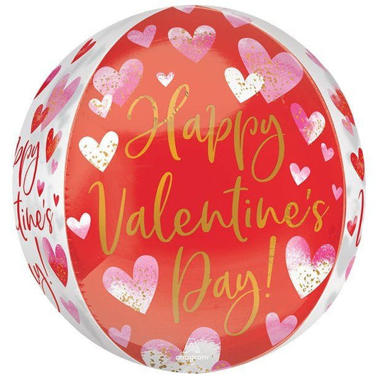 Orbz Valentine's Day Watercolour Balloon - 16" Foil