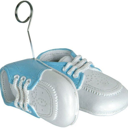 Light Blue Baby Shoes Balloon Weight - 215g