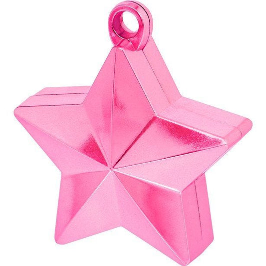 Hot Pink Star Balloon Weight - 165g