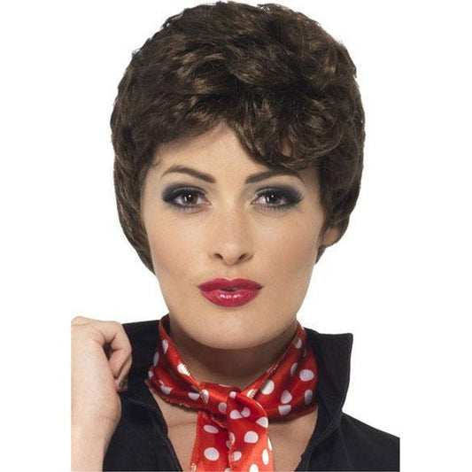 Grease Brown Rizzo Wig