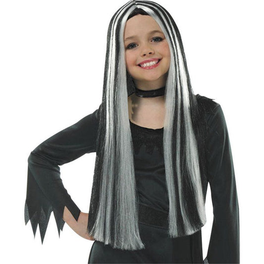 Black & Grey Witch Wig - Child