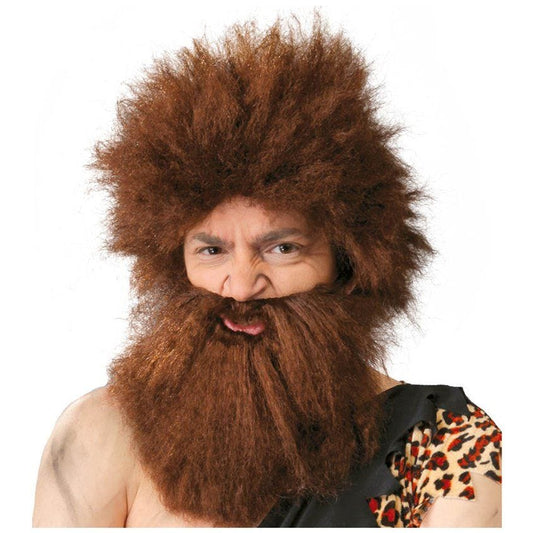 Caveman Wig with Beard