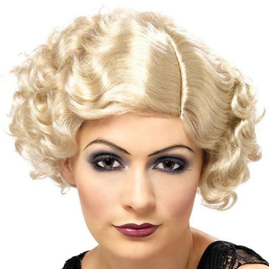 20s Blonde Flapper Wig