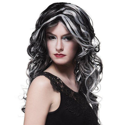 Black & Grey Gothic Wig