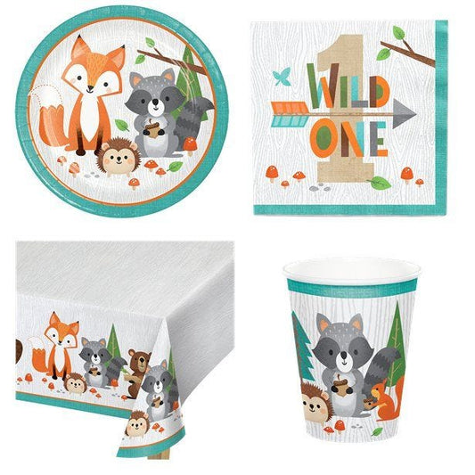 Woodland Animals - Value Party Pack for 8