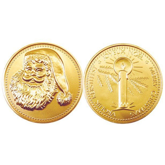 Gold Christmas Chocolate Coin - 58g