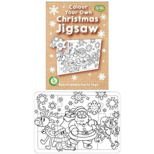 Eco Colour Your Own Christmas Jigsaw