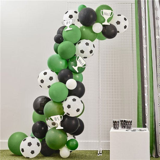 Football Balloon Arch - 70 Balloons