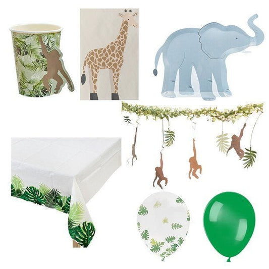 Let's Go Wild - Deluxe Party Pack for 16