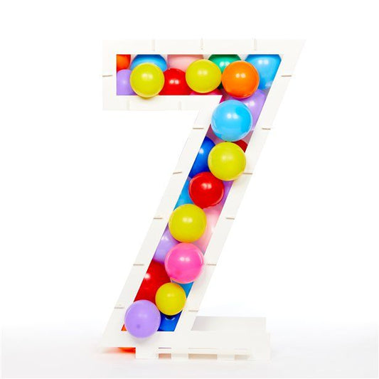 Balloon Mosaic Number Stand Kit -  7