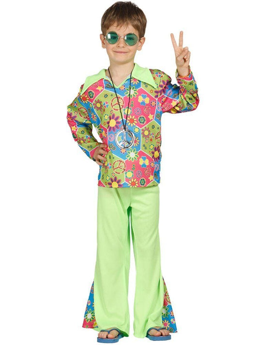 Colourful Hippie Boy - Child Costume
