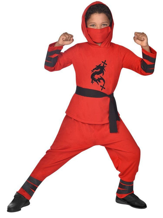 Red Ninja Warrior - Child and Teen Costume