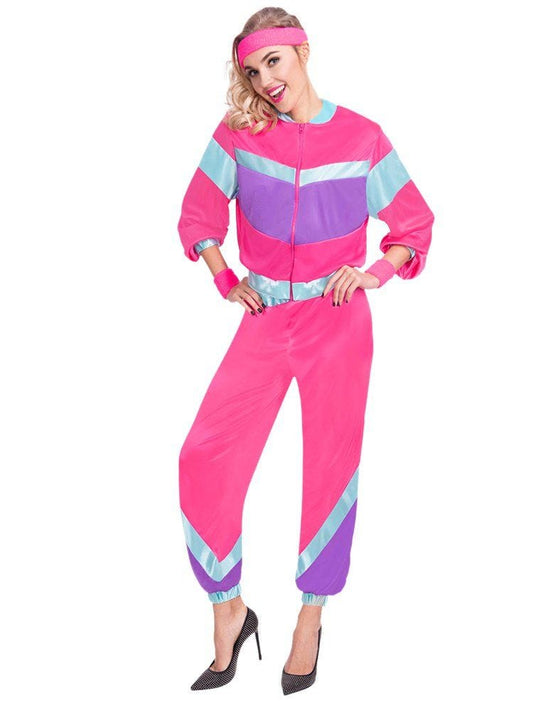 80s Bright Shell Suit - Adult Costume