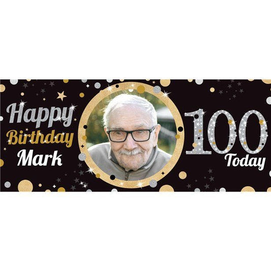 100th Birthday Sparkling Celebration Banner