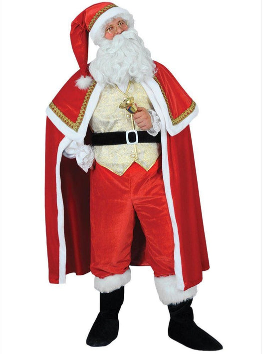 Super Deluxe Gold Santa Suit - Adult Costume