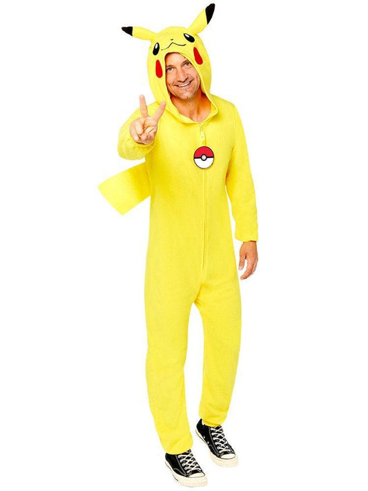 Pikachu Onesie - Adult Costume