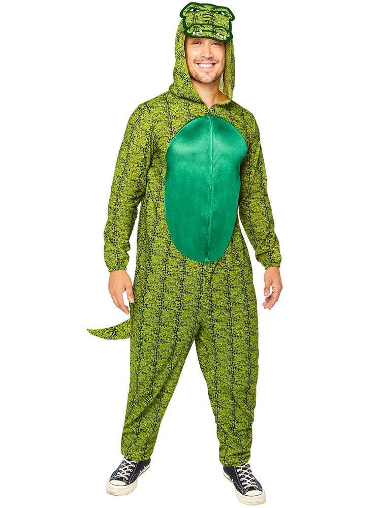 Crocodile Onesie - Adult Costume