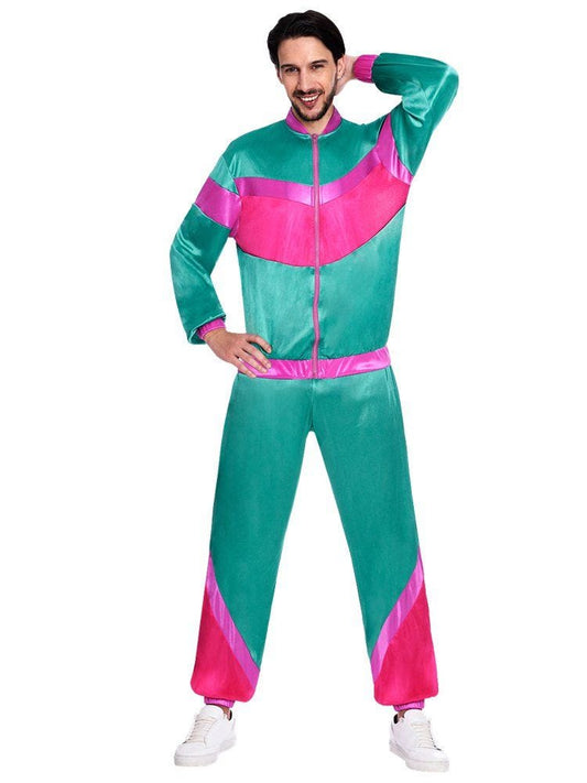 80s Green Shell Suit - Adult Costume