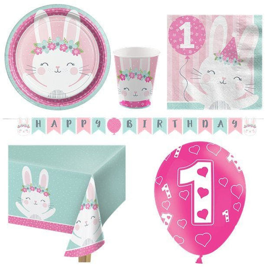 Birthday Bunny - Deluxe Party Pack for 8