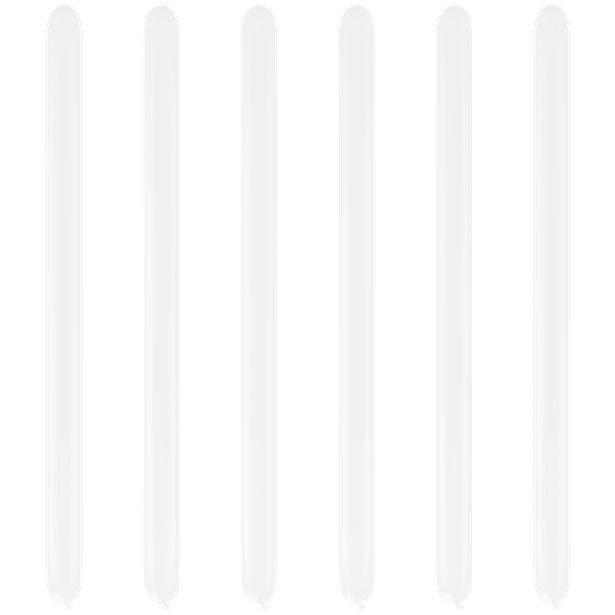 White Modelling Balloons - 360Q Latex (50pk)